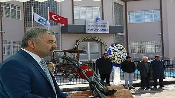 Başkan Çelik, 'Kayseri'yi kütüphaneler şehri yapacağız'