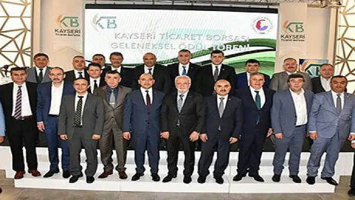 Kayseri Ekonomisine Katkı Sağlayan En İyi 10 Üye Ödüllerini Aldı