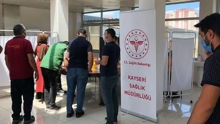 Kayseri OSB'de aşılama tüm hızıyla sürüyor