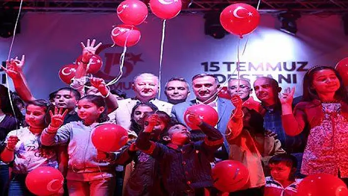 Develi'de 15 Temmuz Demokrasi ve Milli Birlik Günü kutlamaları başladı