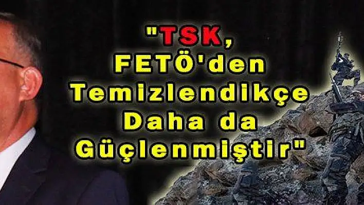 'TSK, FETÖ'den Temizlendikçe Daha da Güçlenmiştir' 