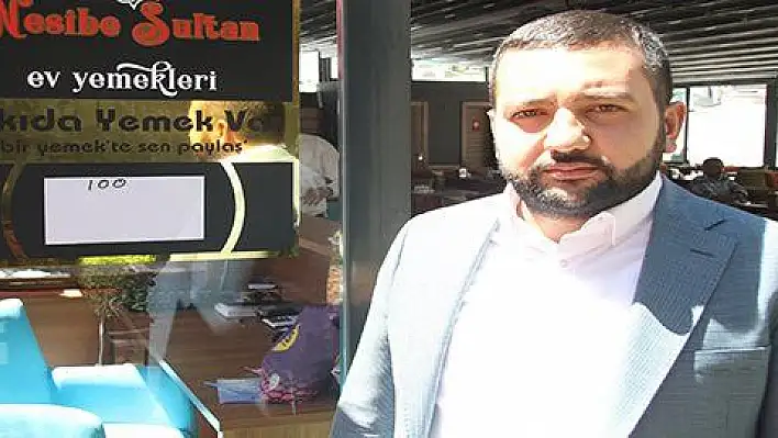 'Askıda yemek' uygulamasıyla her gün 100 kişiye yemek