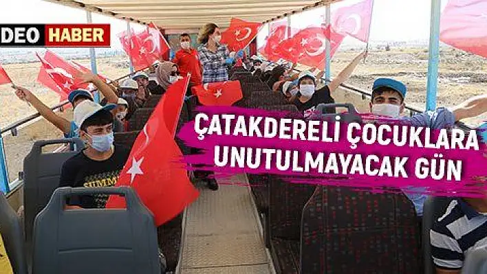 Tarlada çalışan çocuklara Talas gezisi