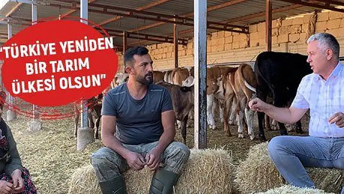 'Çiftçi rahat bir nefes alsın'