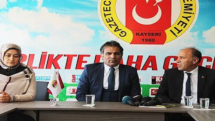 AK Parti'li Kılıç'tan Gazeteciler Cemiyeti'ne ziyaret