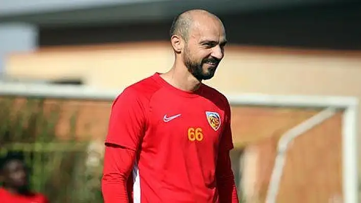 Kayserispor'da Şamil Çinaz sevinci