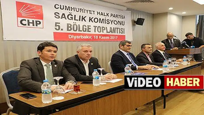 CHP'li vekiller, Diyarbakır'da sağlık çalıştayı düzenledi 