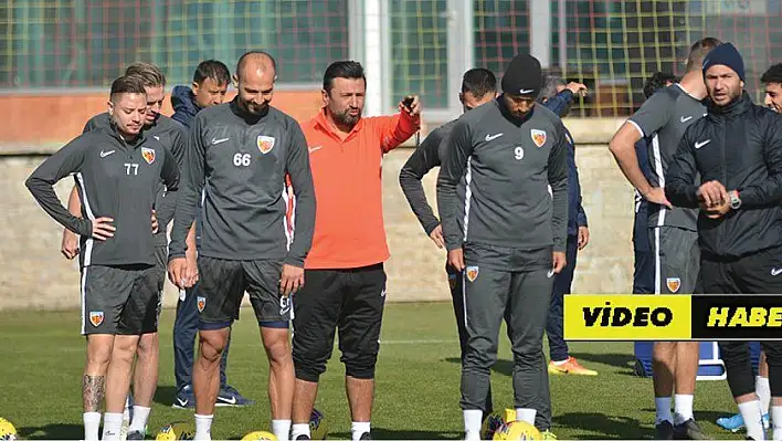 Kayserispor'da, Sivasspor mesaisi sürüyor