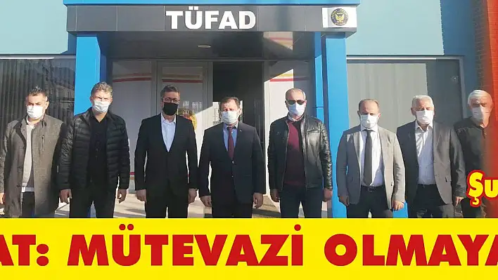 Kabakçı, TÜFAD Kayseri Şubesi'ni ziyaret etti.