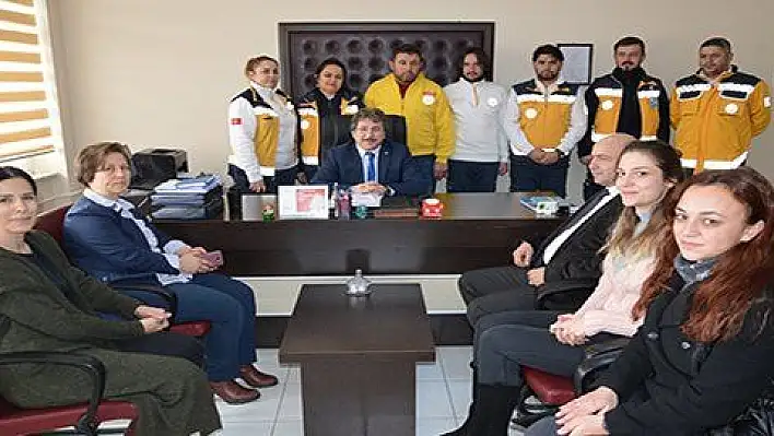 İl Sağlık Müdürü Doç. Dr. Benli Özverili Çalışmalarından Dolayı 112 Ekiplerine Teşekkür Etti