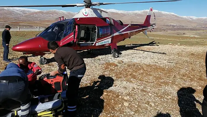 Hava ambulansı hayat kurtarmaya devam ediyor