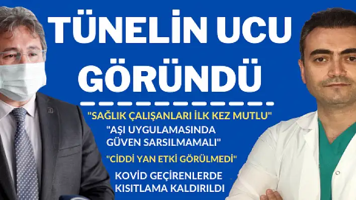 TÜNELİN UCU GÖRÜNDÜ