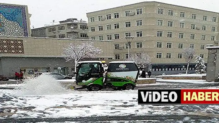 Kayseri'de kar yağışı