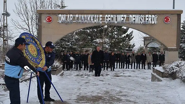 Bünyan'da Çanakkale şehitleri anıldı