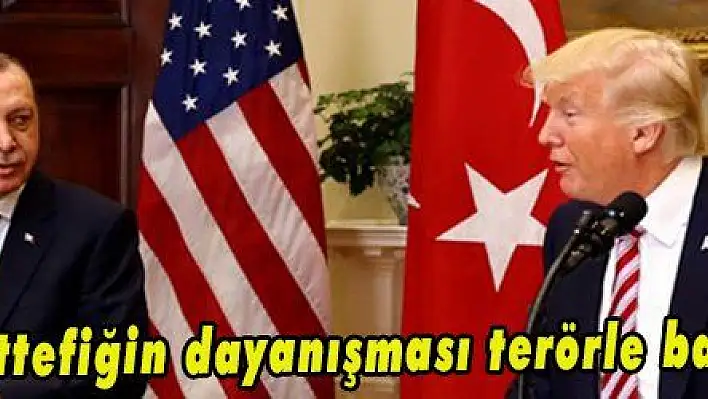 Erdoğan: 'İki müttefiğin dayanışması terörle başetmeye kafidir'