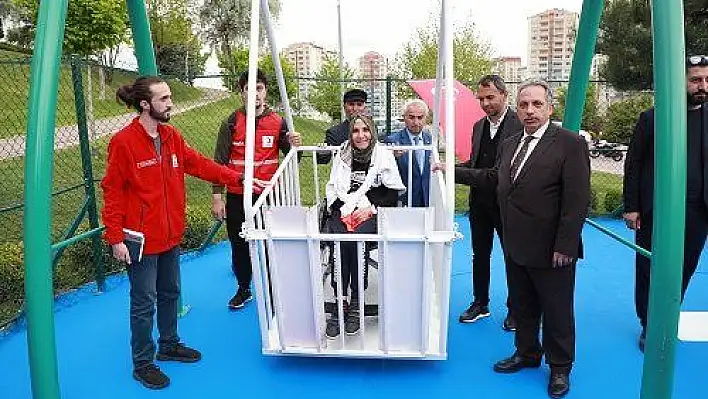 Talas'ta 'Engelsiz Oyun Parkı'