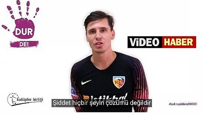 Süper Lig kulüplerinden ''Kadına şiddete dur de'' mesajı