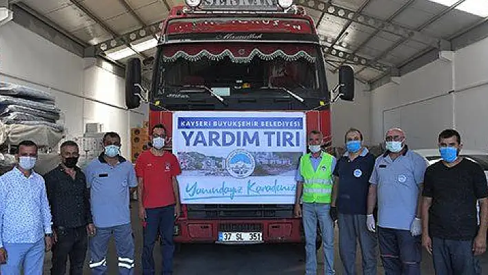 Büyükşehir'den, Kastamonu'ya yardım eli