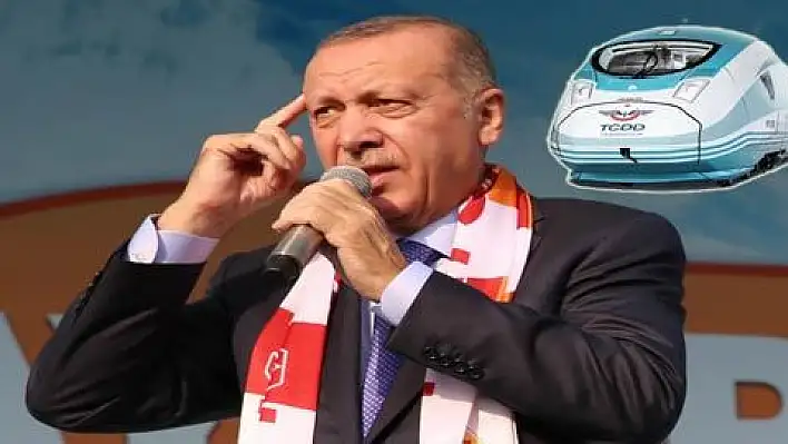 Erdoğan 'Hızlı tren porjesi hazır, ihaleye çıkacak'