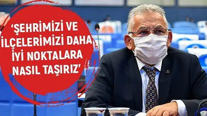 Büyükkılıç yatırımcı daire başkanlarını topladı