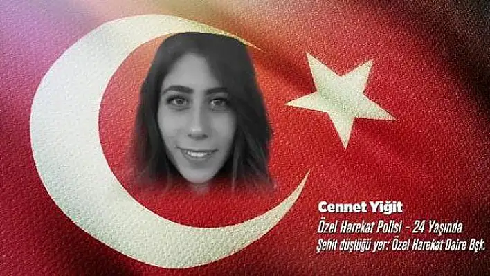 Şehit polis Cennet'in adı, anı evinde yaşatılacak