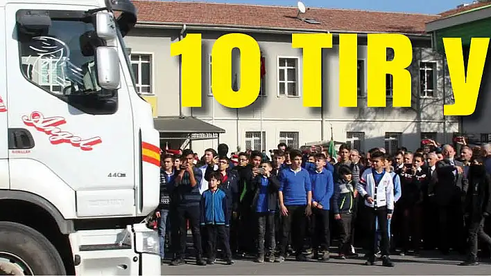 KAYSERİ'DEN 10 TIR YARDIM...