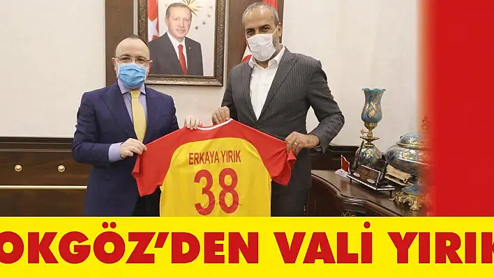 Mustafa Tokgöz'den Vali Yırık'a ziyaret