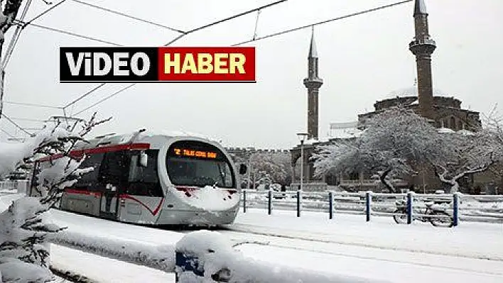 Kayseri'de kar sevinci