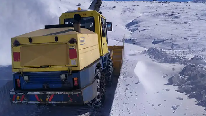 Kar nedeniyle kapanan yollar açıldı