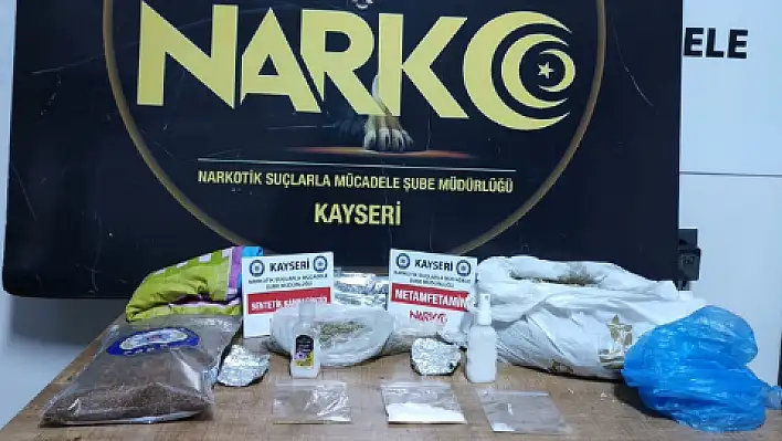 795 gram uyuşturucu ele geçirildi