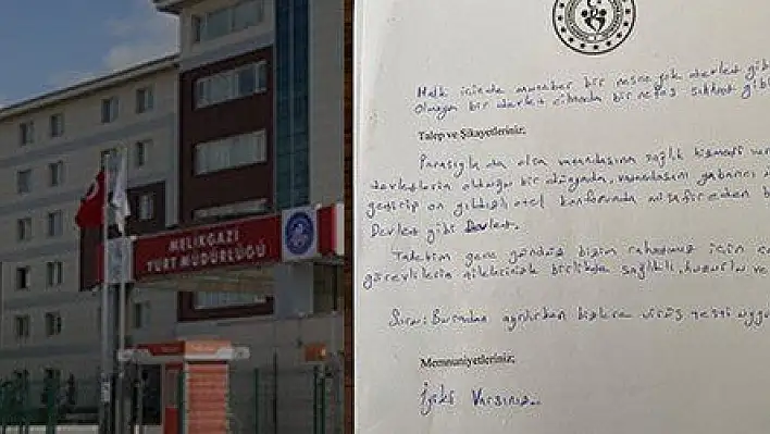 Kayseri'de karantinadaki vatandaşlardan KYK yurduna övgü