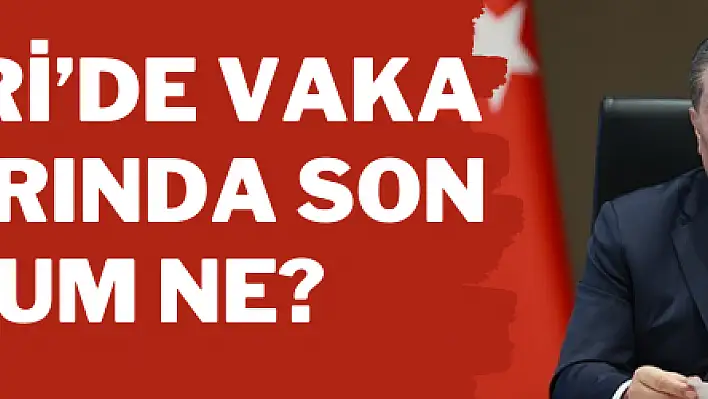 Kayseri'de vaka sayılarında son durum ne?