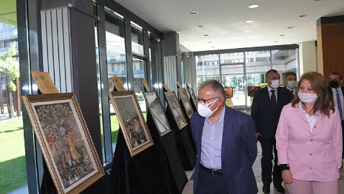 Kayseri'ye uzanan sevdaları sergide