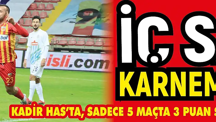 Kayserispor sahasında 5 kez kazanabildi