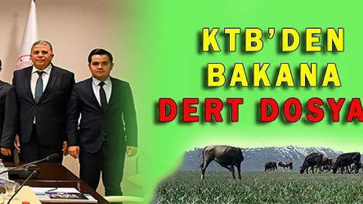 KTB'DEN BAKANA DERT DOSYASI