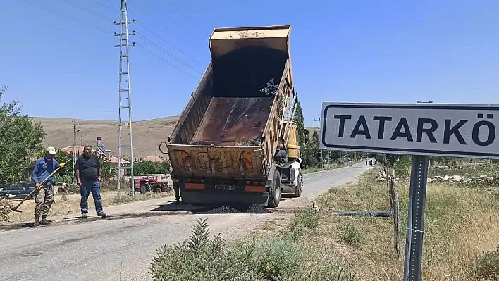 Büyükşehir'den güvenli bayram için yollarda bakım çalışması