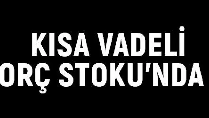 Kısa vadeli dış borç stoku yüzde 6,5 arttı