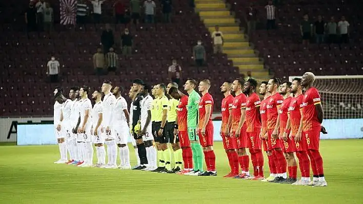 Kayserispor Hatay'da fren yaptı 