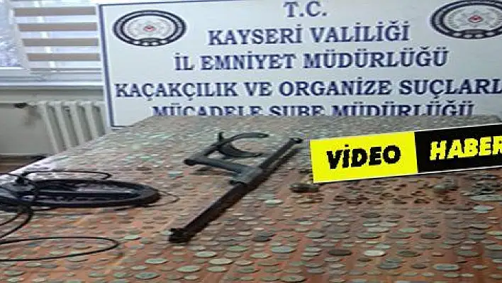 Kayseri'de tarihi eser operasyonu 