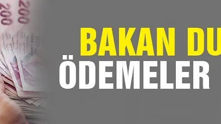 '1 milyar 256 milyon TL evde bakım yardımını hesaplara yatırdık'