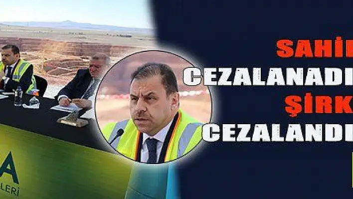 SAHİPLERİNİ CEZALANADIRACAĞIZ AMA ŞİRKETLERİ CEZALANDIRMAYACAĞIZ