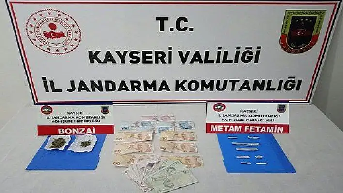 Kayseri'de sentetik uyuşturucu bulunduran 3 zanlı tutuklandı