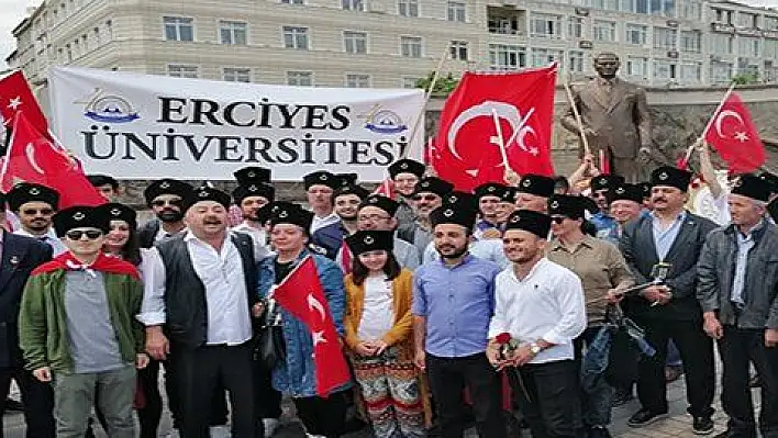 Kayserili Gençler İstiklal ruhunu yaşadı