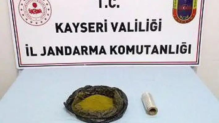 Kayseri'de uyuşturucu operasyonu: 4 gözaltı