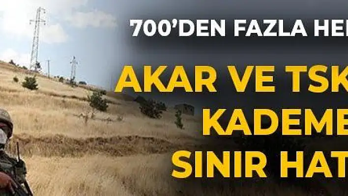 Milli Savunma Bakanı Akar: 700'den fazla hedef vuruldu