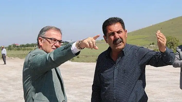 Başkan Özdoğan Erciyes yolunda inceleme yaptı