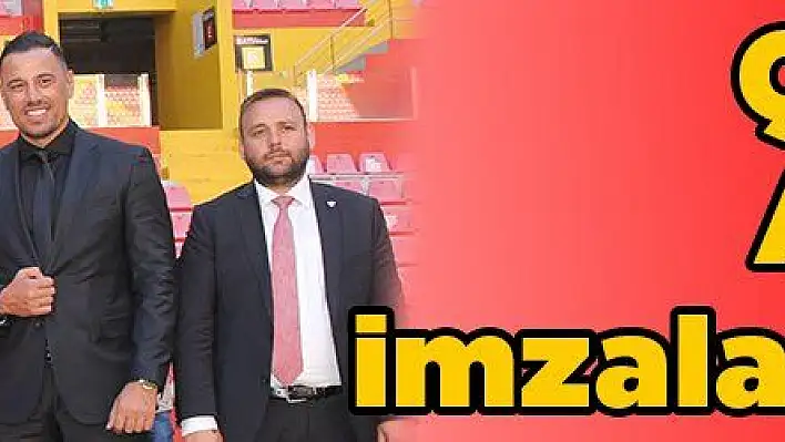 Kayserispor'da Çağdaş Atan'la imzalar atıldı