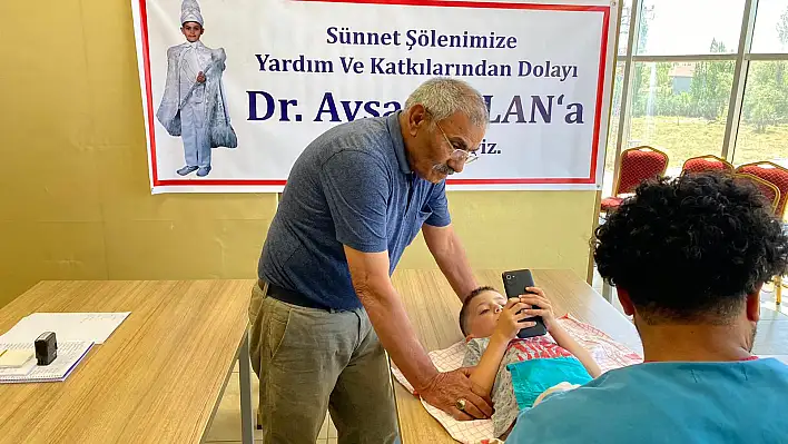 Sarız  'da sünnet şöleni