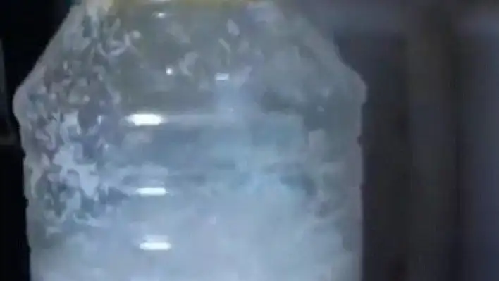 Yağ bidonundan uyuşturucu çıktı