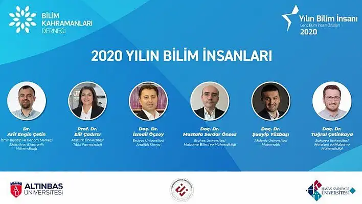 Bilim Kahramanları Derneği'nden ERÜ'ye ödül